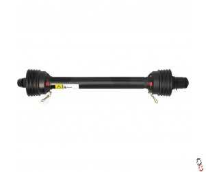 Complete Power Shaft PTO Shaft Assembly 1010mm Closed Length with Overrun Clutch (1 3/8" 6 Spline) 80 HP