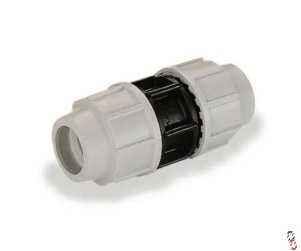 Plasson MDPE Metric Straight Repair Coupling Compression Fitting 