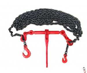 Ratchet Load Binder Chain Set - Hi-Grade - 5 metre - 20 tonne - 13mm Grade 80 Chain