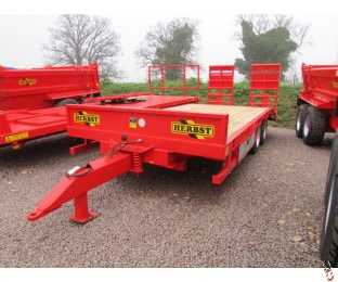 HERBST Low Loader 20ft Beavertail Plant Trailer, 20ft, 13 tonne carry, New - Back In Stock! Free Bale Wedge with this trailer in Jan & Feb