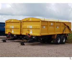 AS MARSTON FT18 Grain Trailer, Fast Tow, 14 tonne, 1 of 2 matching Pair