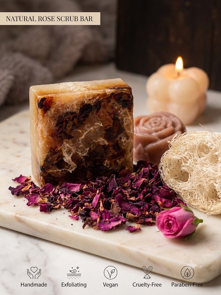 Rose Scrub Bar