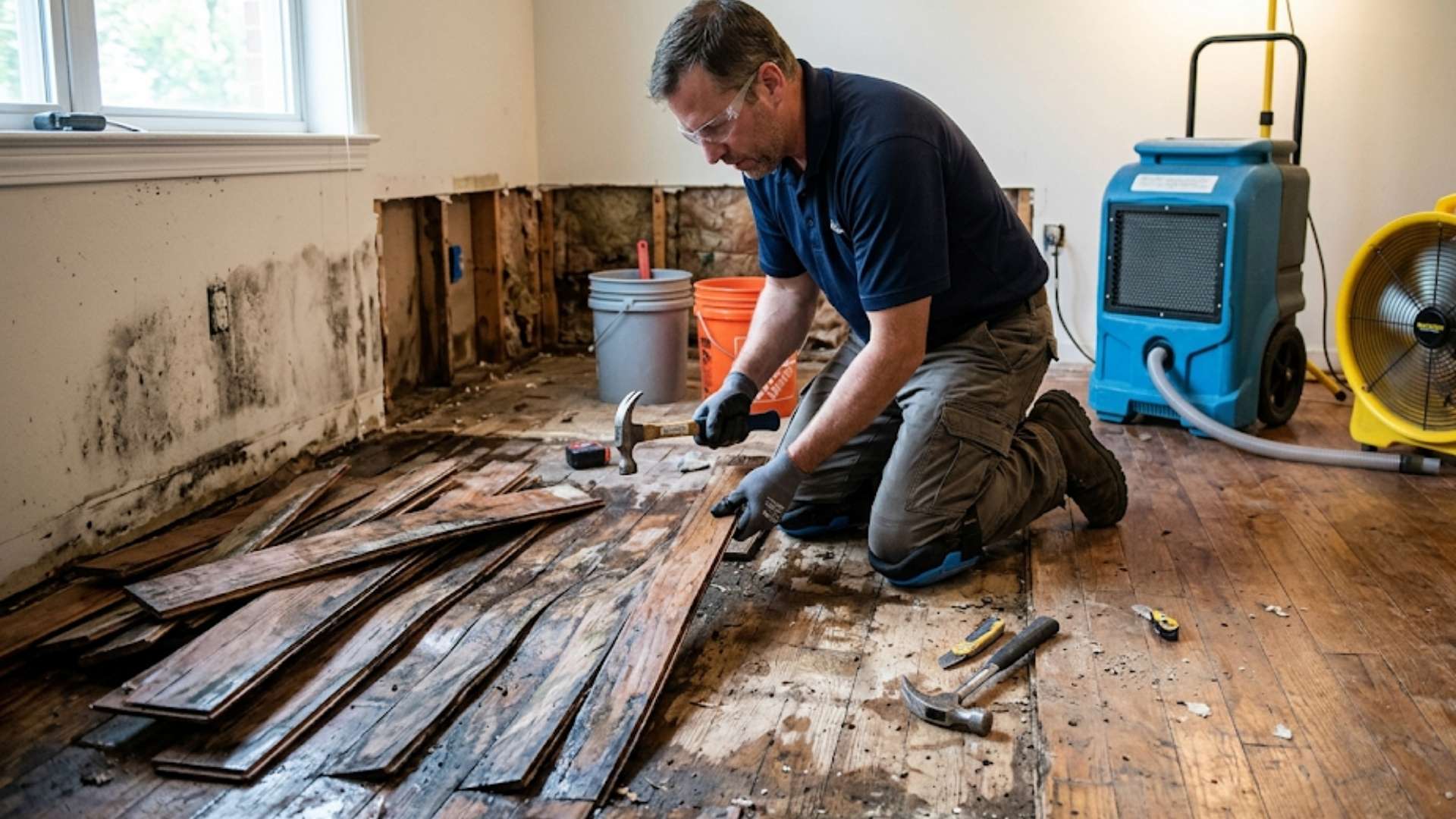 Floor Water Damage Repair in Cushing, WI