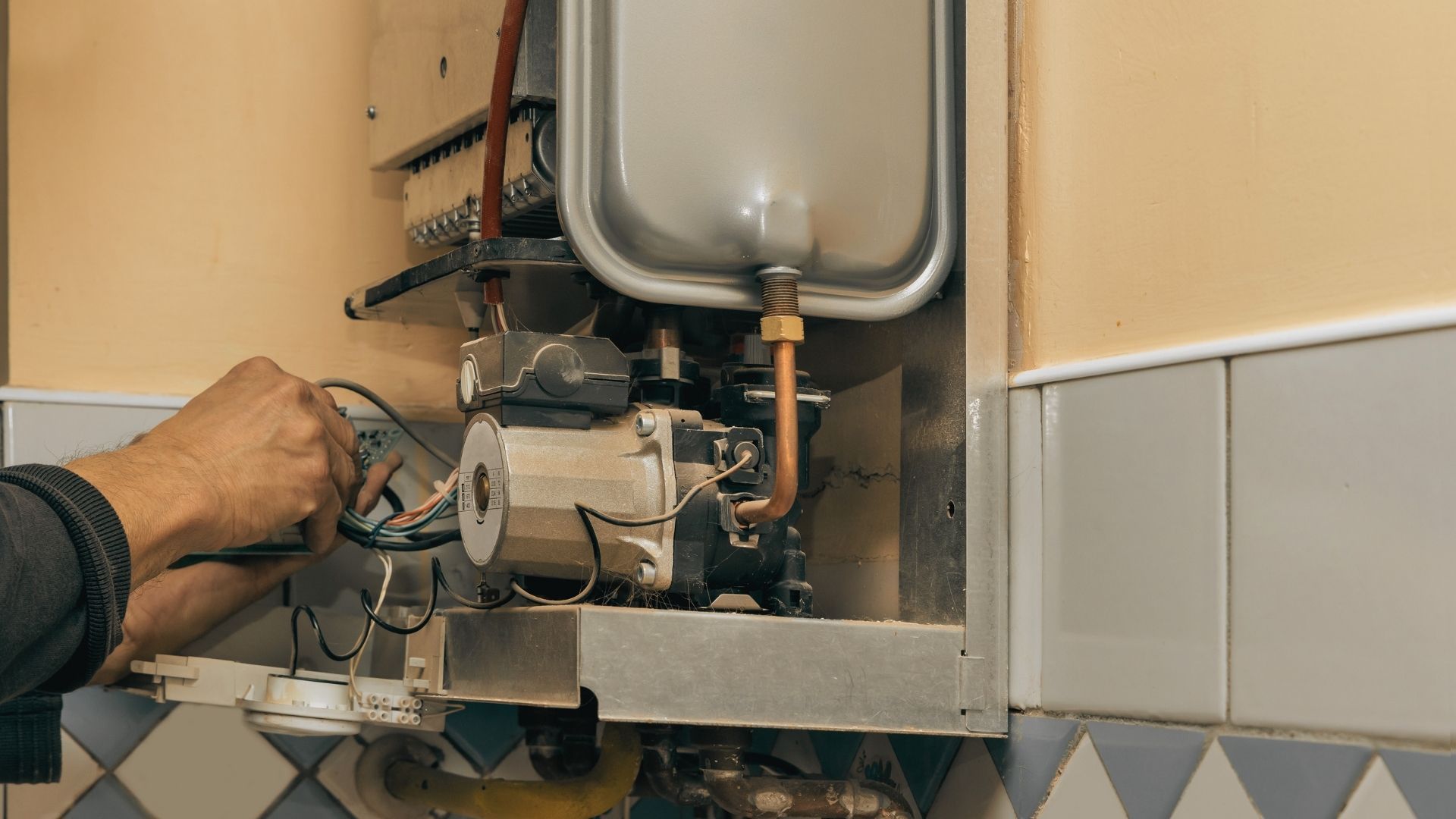 Gas water heater repair in Hepler, KS