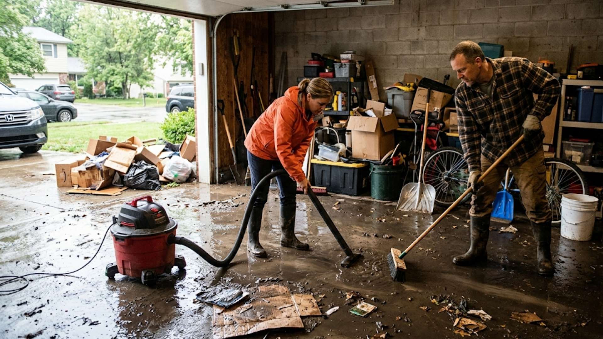 Garage Flood Cleanup in Elmo, MT