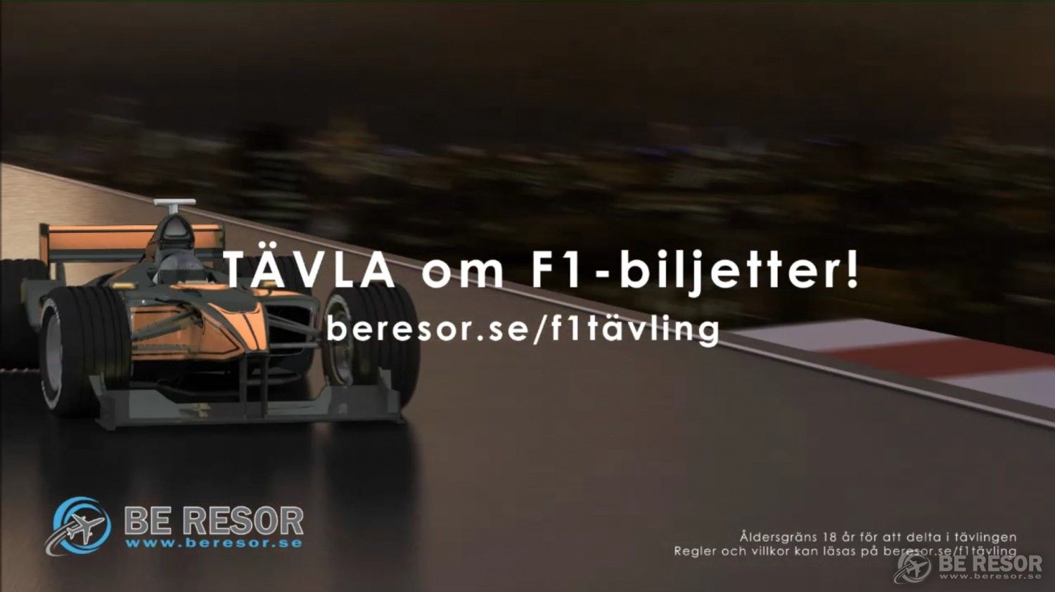 F1 resor & biljetter på BE Resor