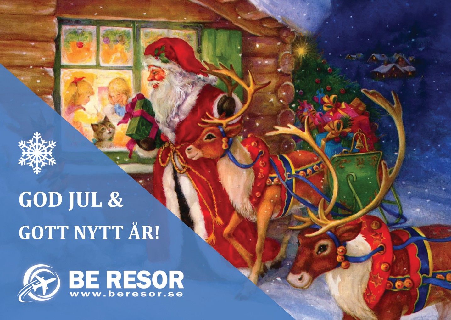 God jul önskar BE Resor AB