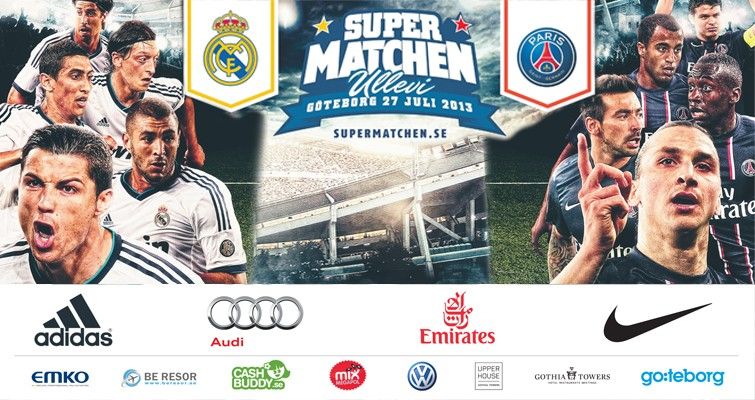 Supermatchen Real Madrid - Paris St Germain