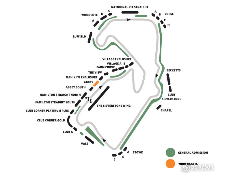 F1 karta England Abbey