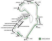 F1 Karta England GA