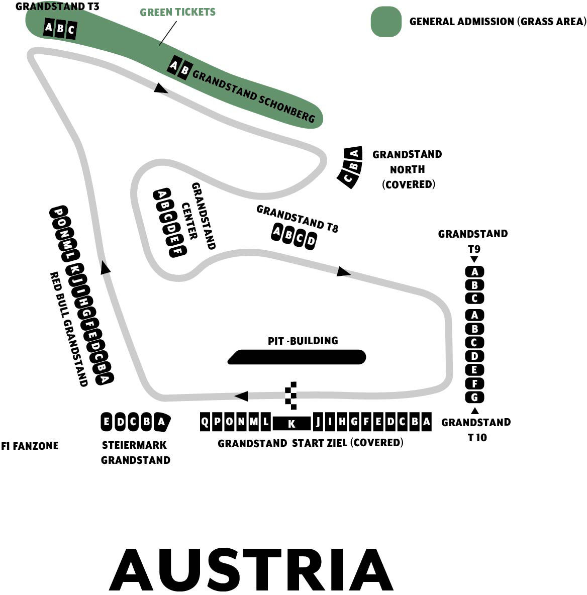 F1 tickets for Austrian GP 2024 at Spielberg, Red Bull Ring