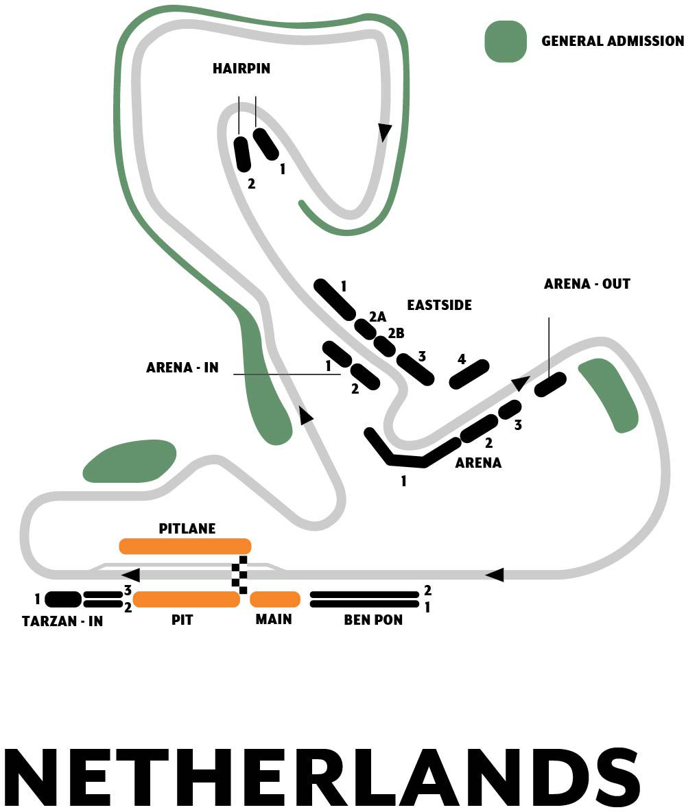 F1 tickets to Zandvoort, Dutch GP 2024