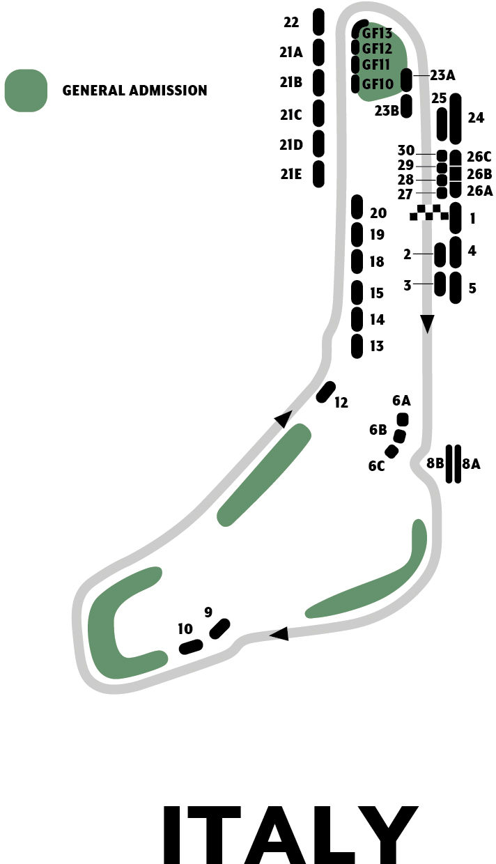 F1 tickets Monza 2025, Italian GP in Italy