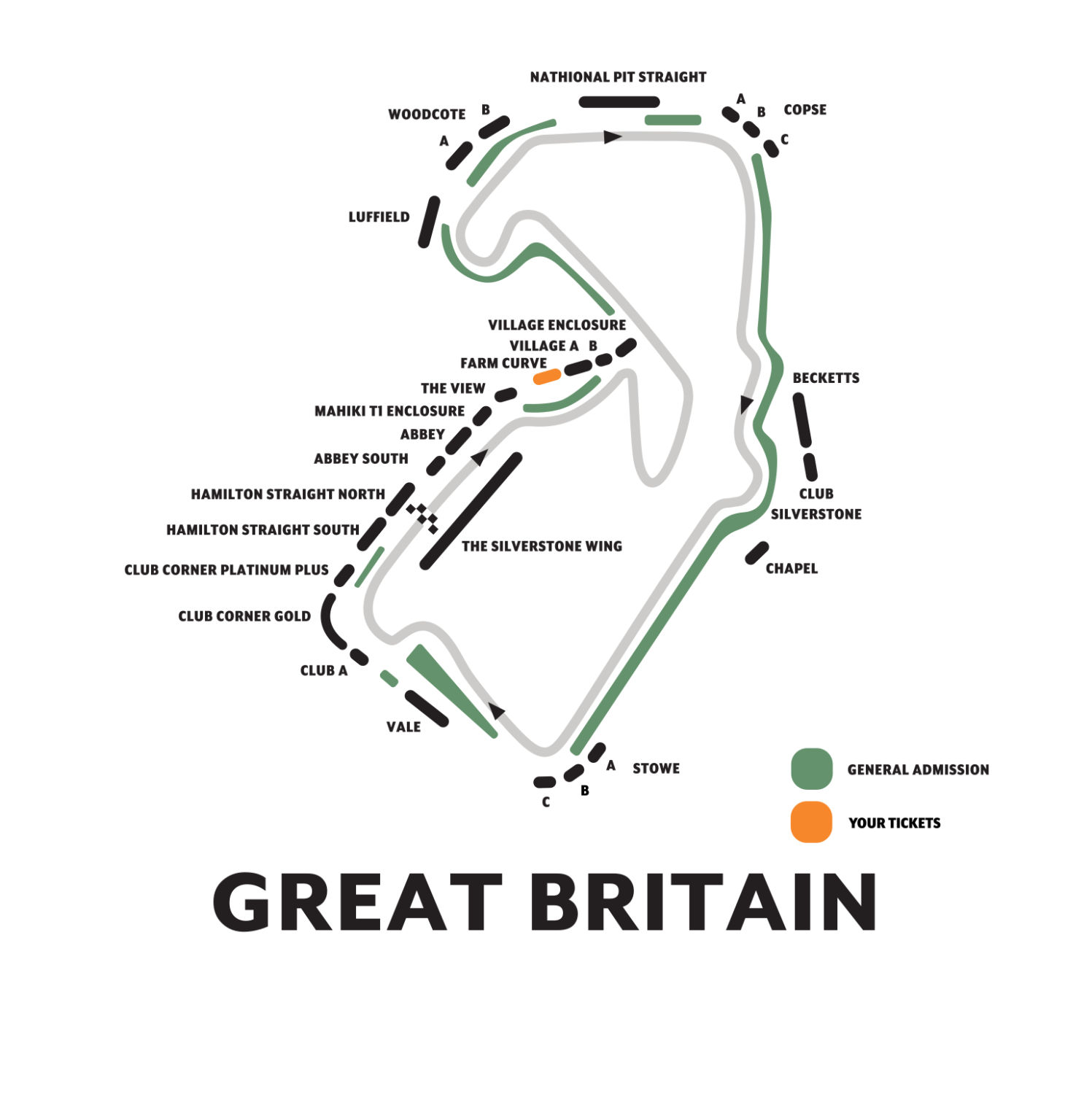 F1 tickets British GP 2024, Silverstone
