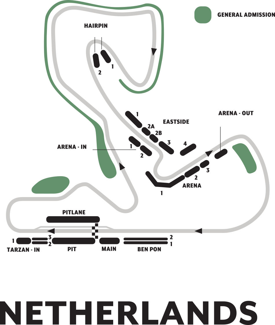 F1 tickets to Zandvoort, Dutch GP 2024