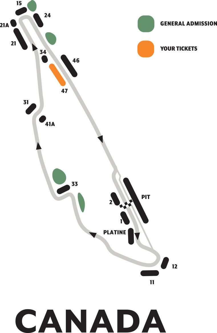 F1 tickets Canadian GP 2024, Montreal Canada