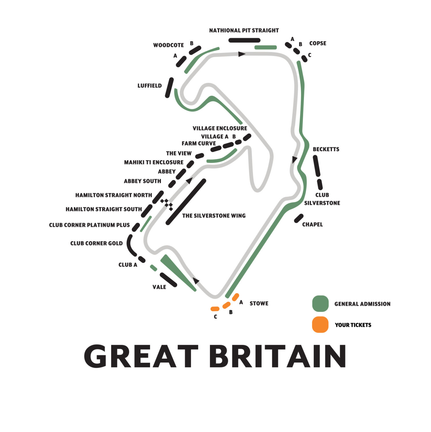 F1 tickets British GP 2024, Silverstone