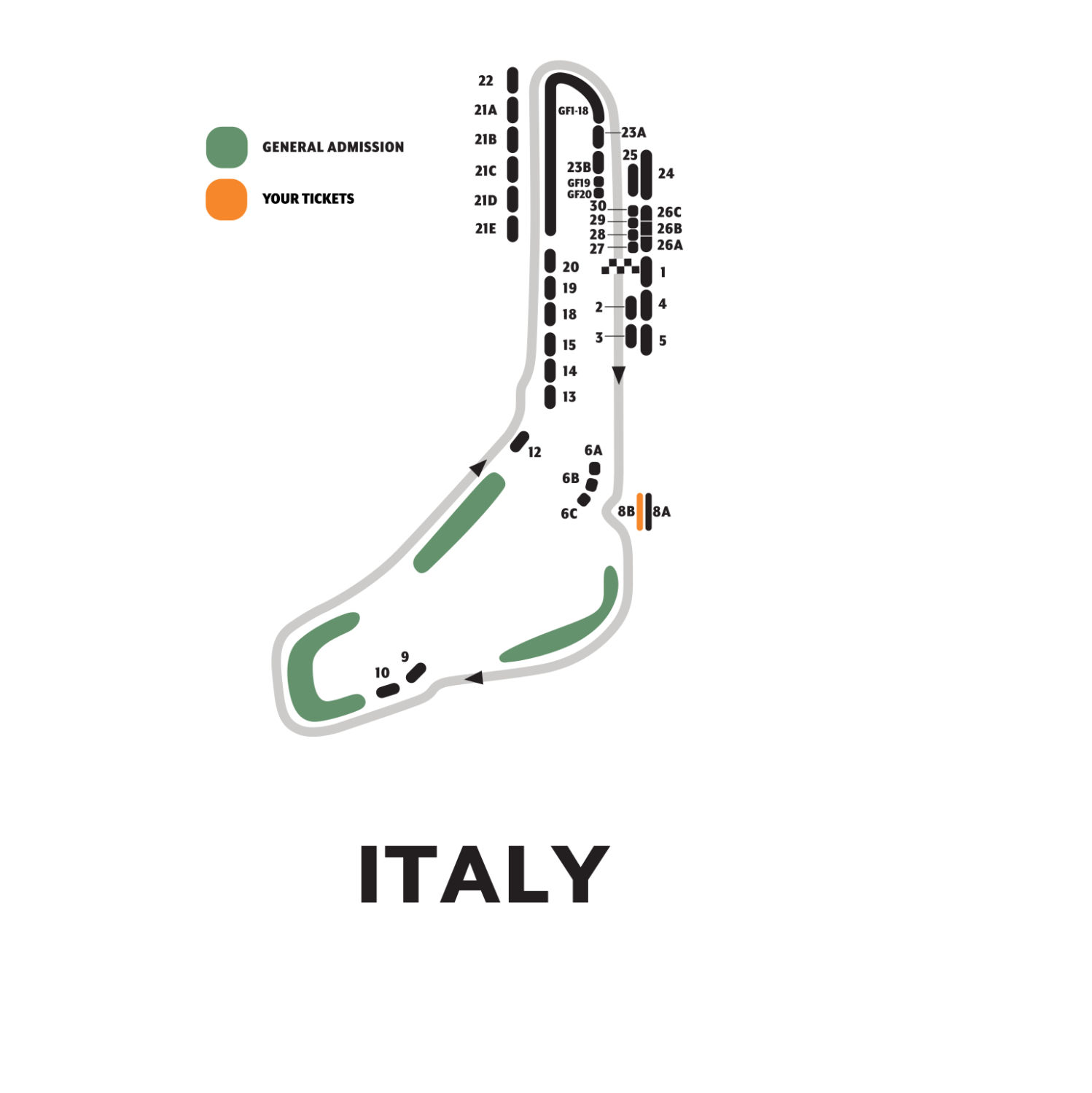 F1 tickets Monza 2024, Italian GP in Italy