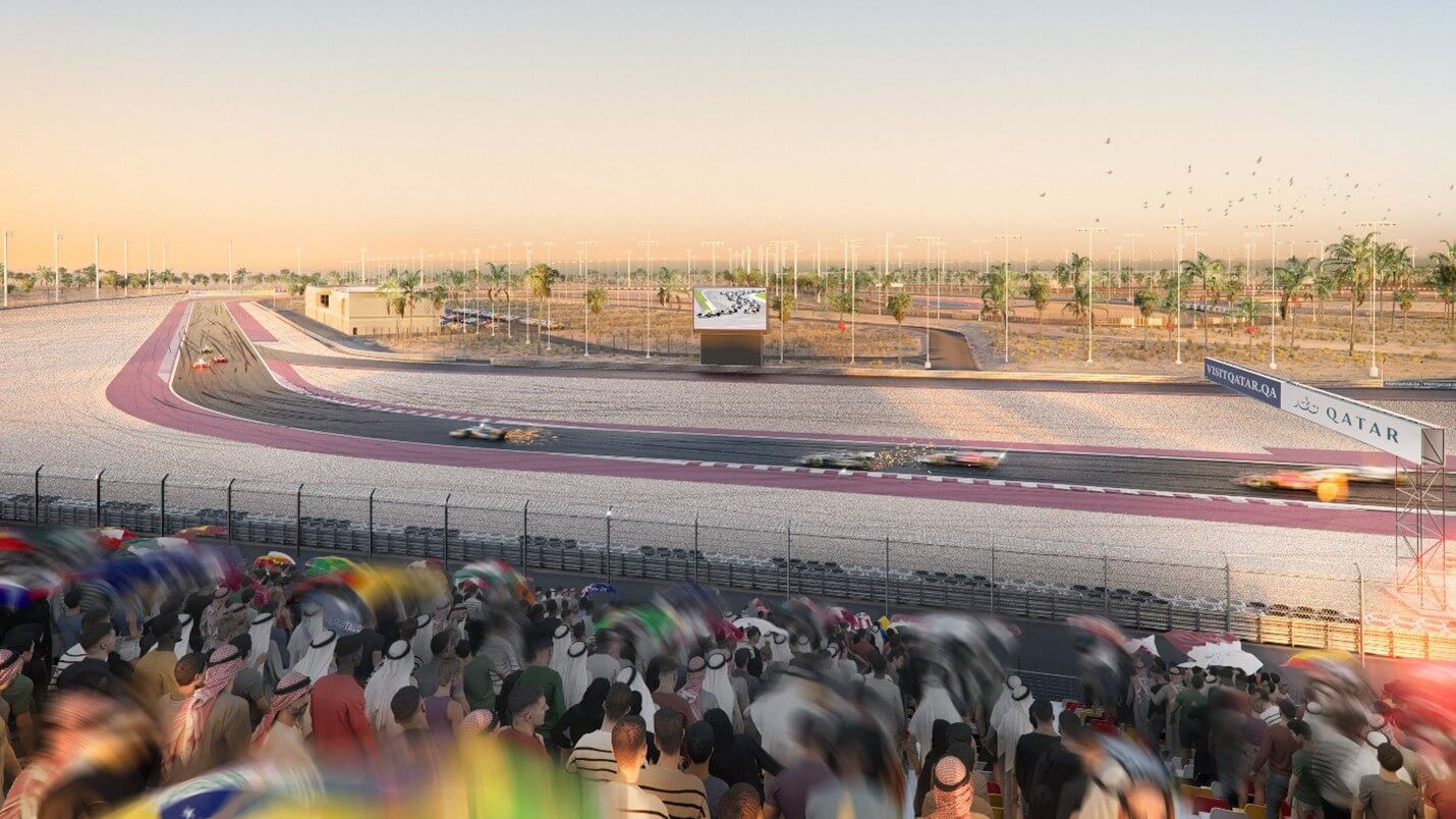 Qatar GP grandstand T3