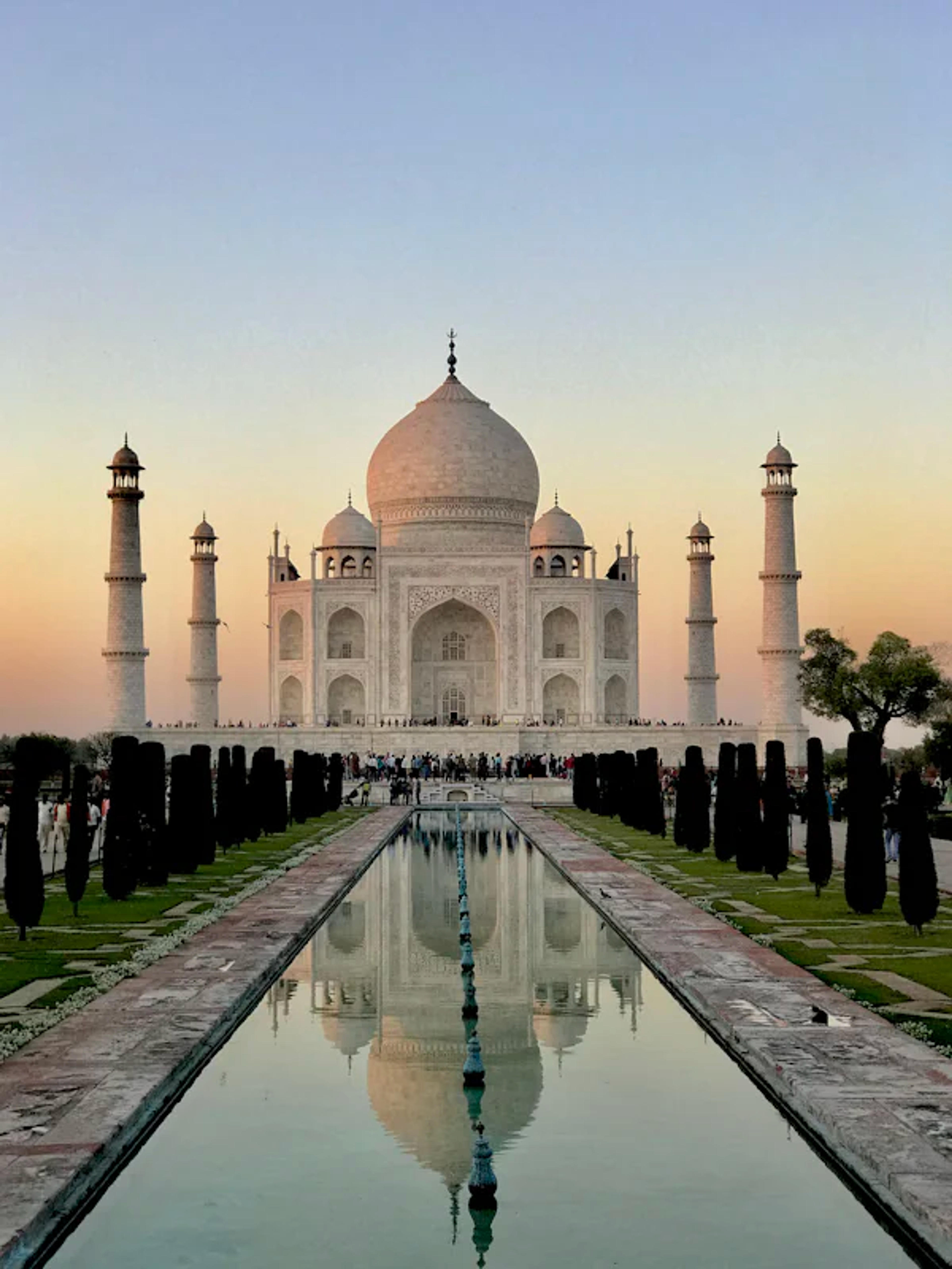 Taj Mahal at sunrise, Agra, India