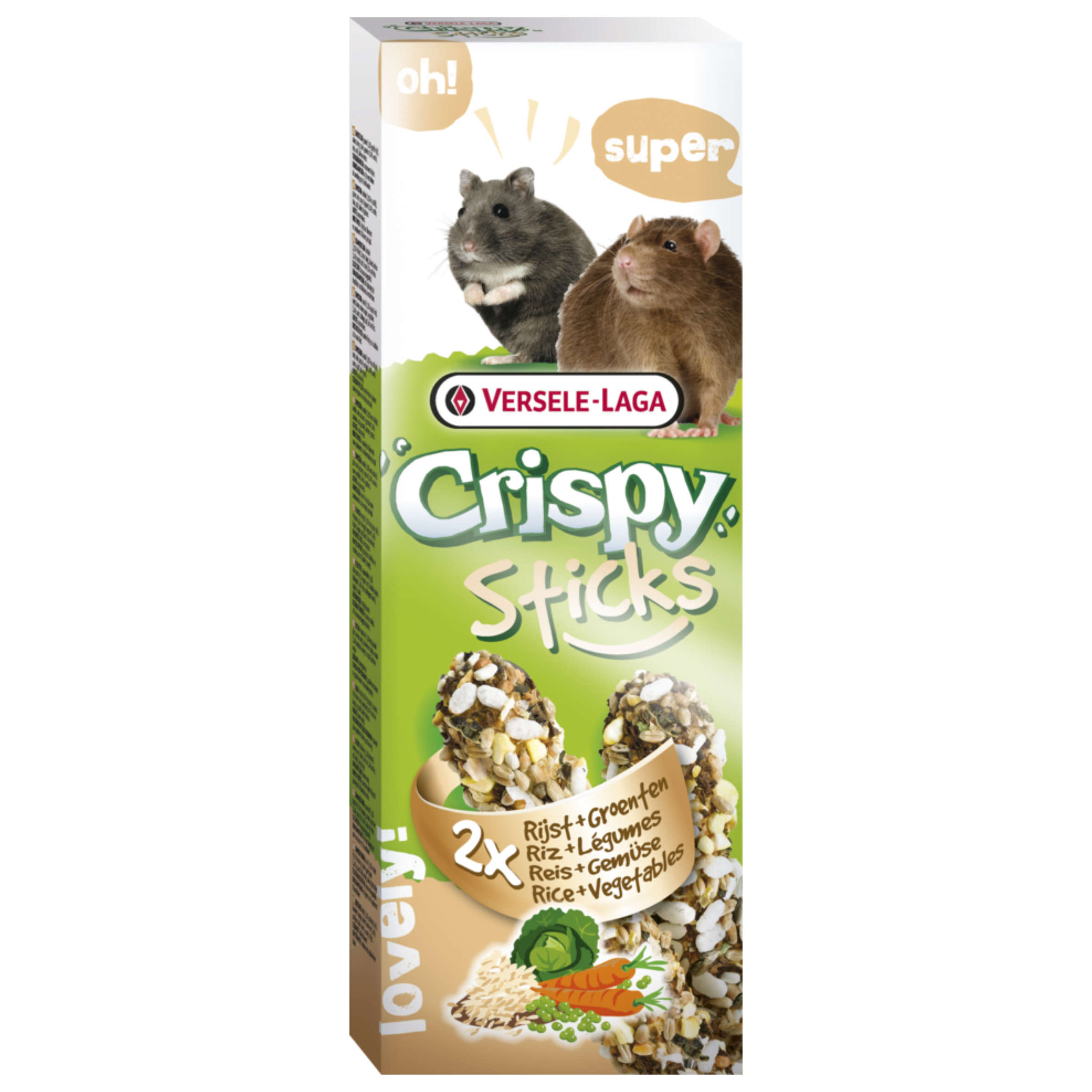 Versele-Laga Crispy Muesli Rabbits - Nourriture pour lapins - 2 x 20 kg