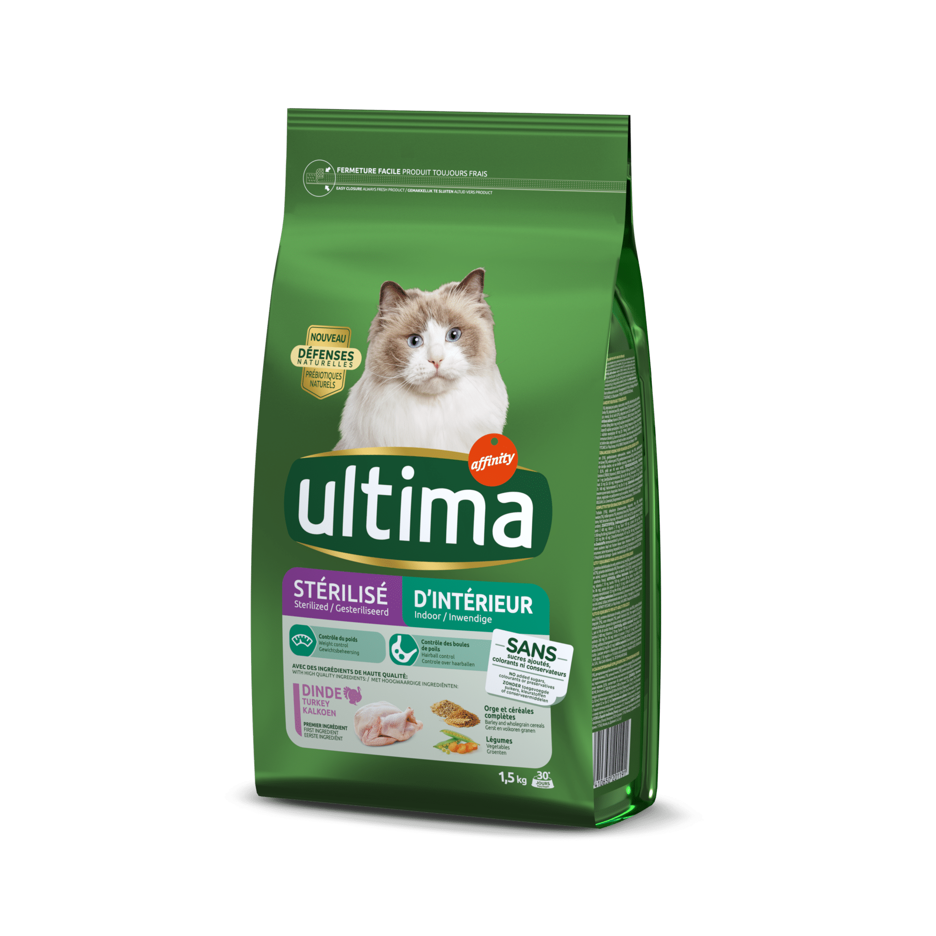 ultima chat sterilise interieur - JMT Alimentation Animale