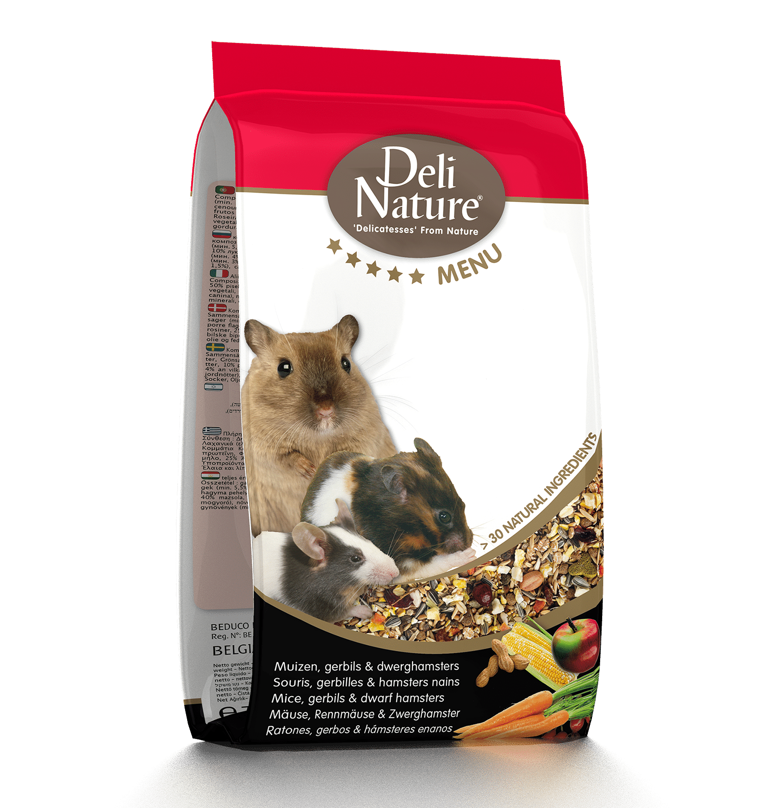 Deli nature souris/gerbille/hamster nains - JMT Alimentation Animale