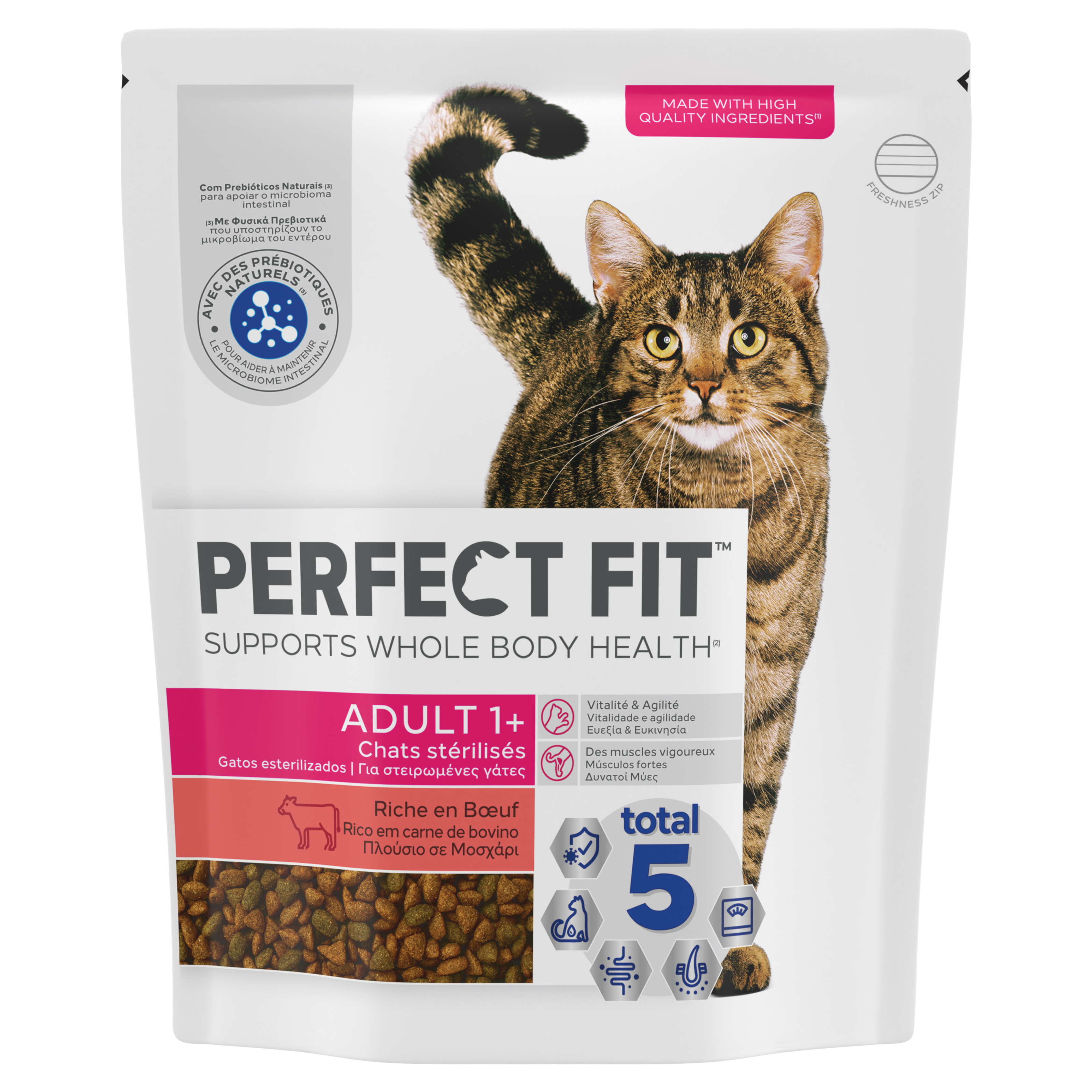 PURINA One Chat Stérilisé - au Bœuf Croquettes pour Chat Adulte