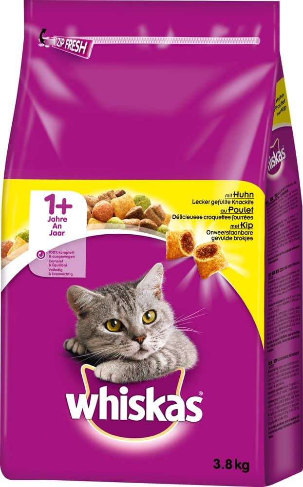 Sac de croquettes au poulet pour chat 7 kg WHISKAS