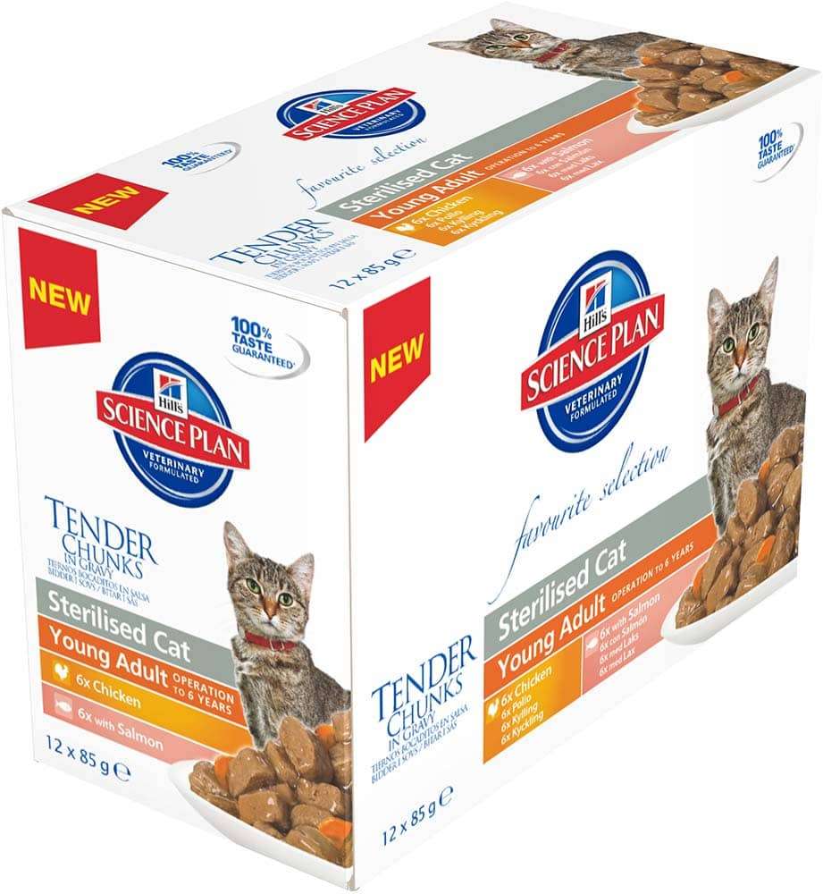 Hill's - Feline Sterilised Cat Young Adult Poulet pour Chat - 3Kg