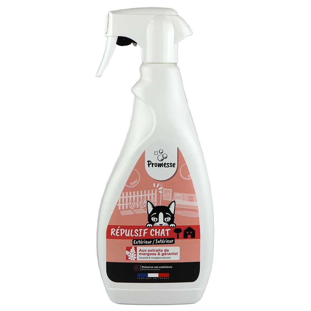 Répulsif intérieur extérieur pour chat : 650 ml Francodex