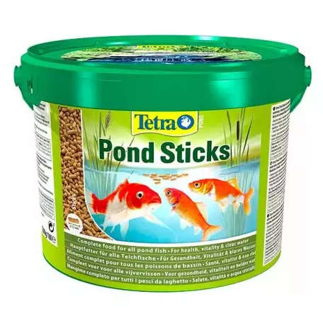 Tetra Pond Multi Mix – Alimentation Quotidienne pour Différentes Espèces de  Poissons de Bassin - Mélange Complet d'Aliments : Flocon, Stick, Wafer,  Gammarus - Favorise Vitalité et Energie - 4 L : : Animalerie