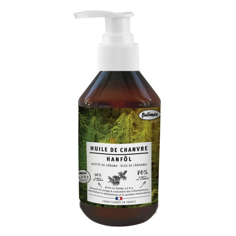 Bubimex huile de chanvre - JMT Alimentation Animale