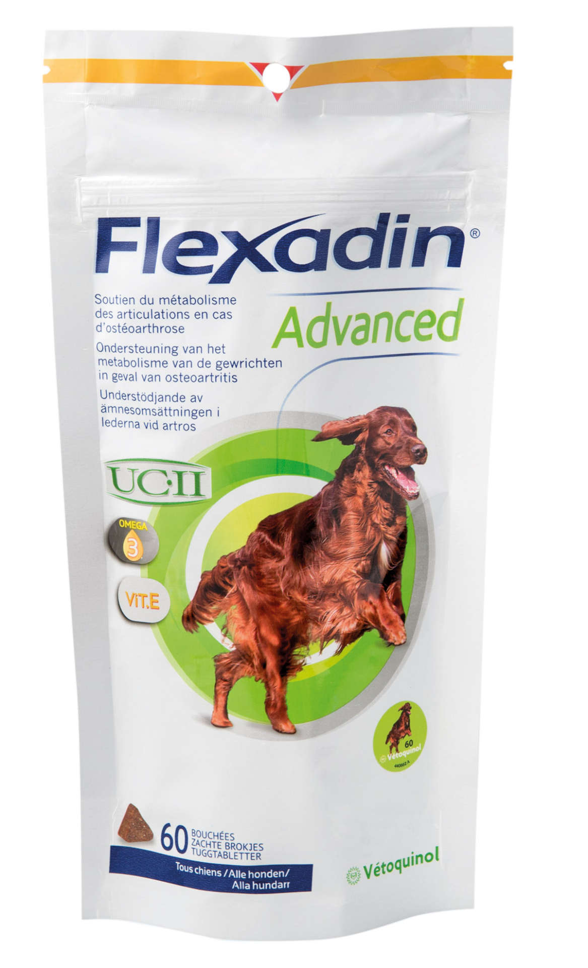 Vetoquinol Flexadin Advanced Tous Chiens 30 Bouchées Appétentes