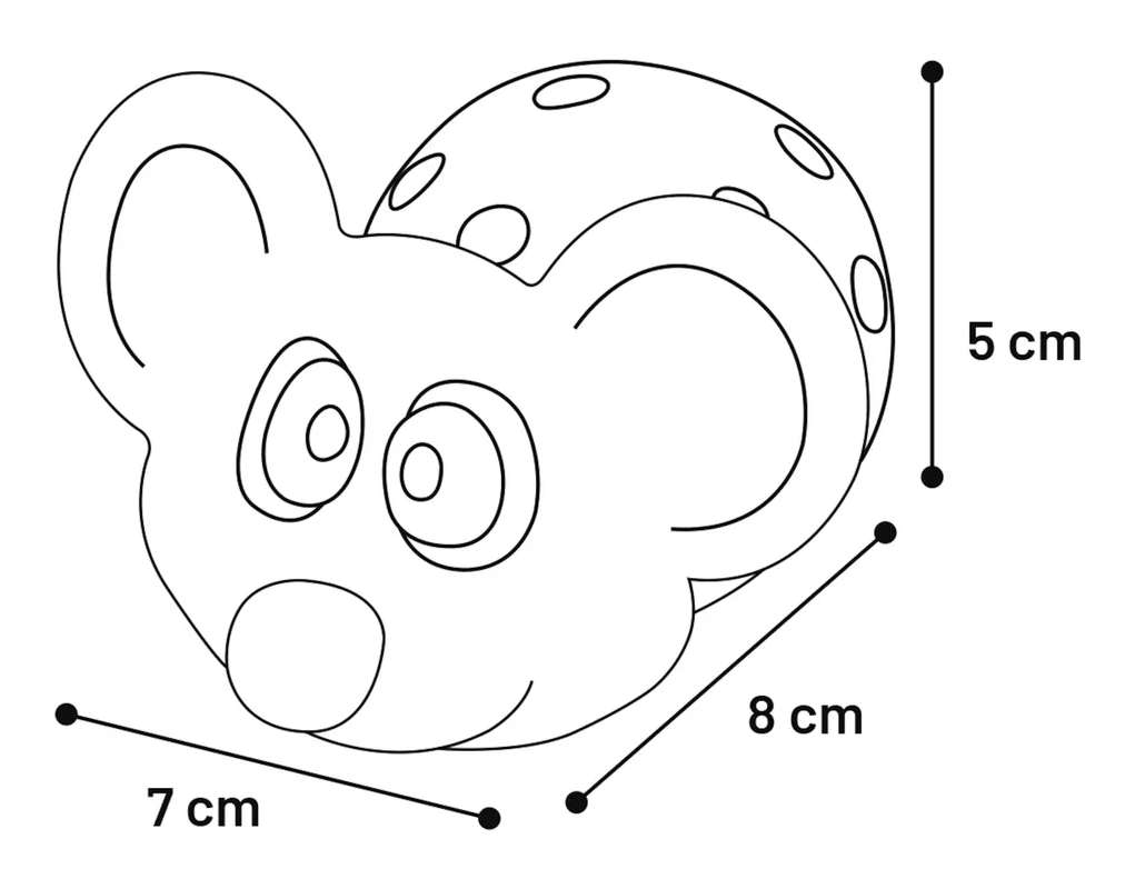 Flamingo jouet singe en latex - JMT Alimentation Animale