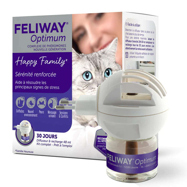 Feliway Optimum - Diffuseur et recharge 48ml