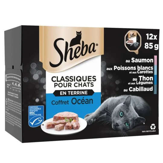 SHEBA coffret océan 12x85g 04/10/2025