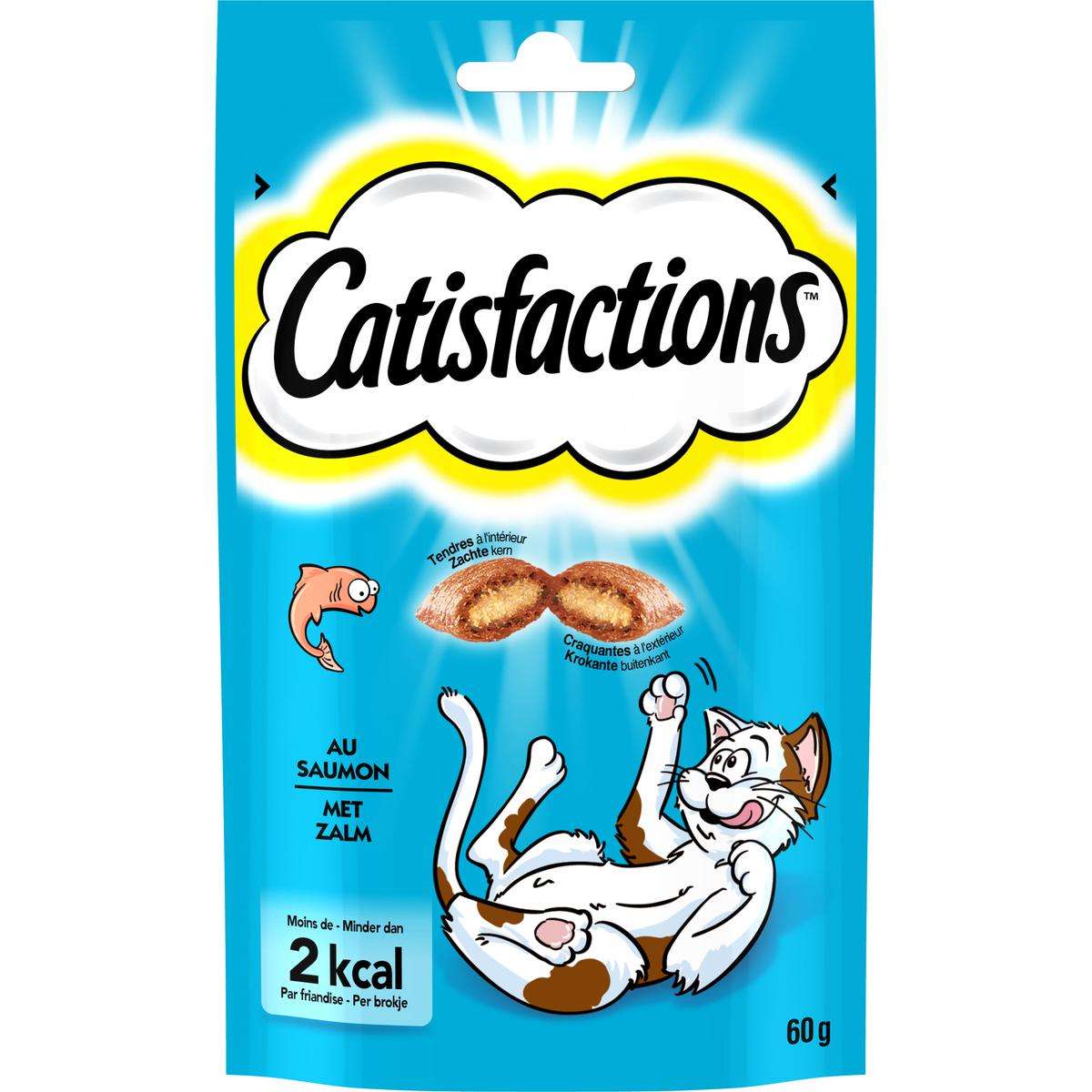 CATISFACTIONS Friandises pour chats au saumon