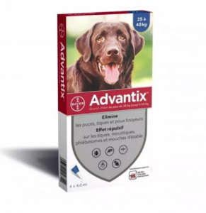 Frontline Spot On™ - Pipettes anti-tiques, puces et poux pour chiens -  Merial / Direct-Vet