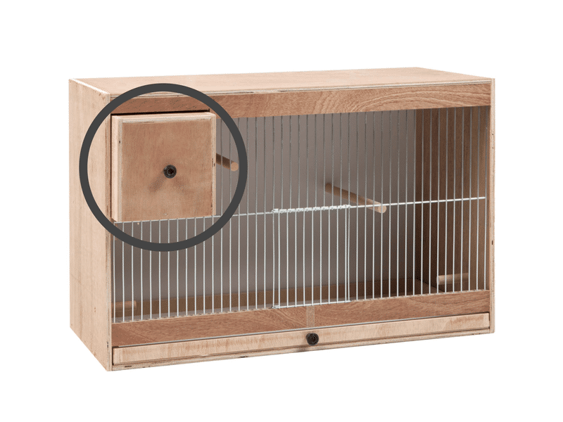 Nid en bois pour cage d'élevage - JMT Alimentation Animale