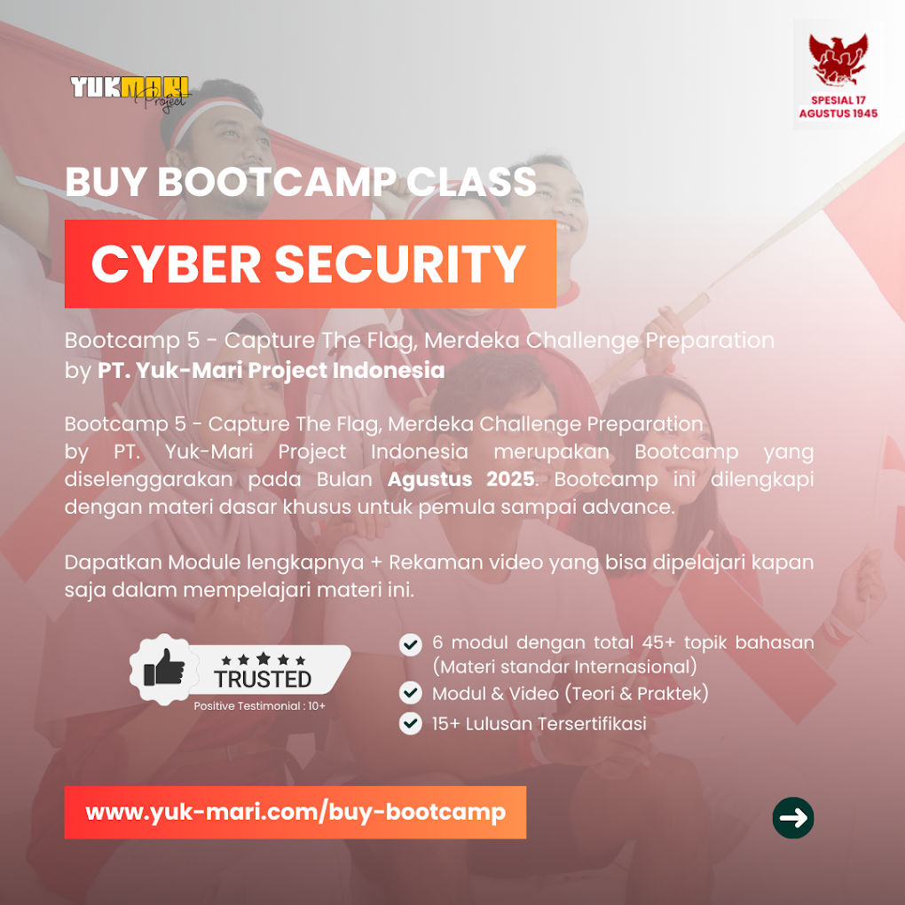 Bootcamp 5 - Capture The Flag, Merdeka Challenge Preparation