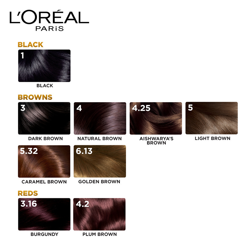 Loreal Paris Excellence Hair Color 5 Natural Brown: Buy Loreal Paris  Excellence Hair Color 5 Natural BrownOnline at Best Price in India at H&G |  Health and Glow