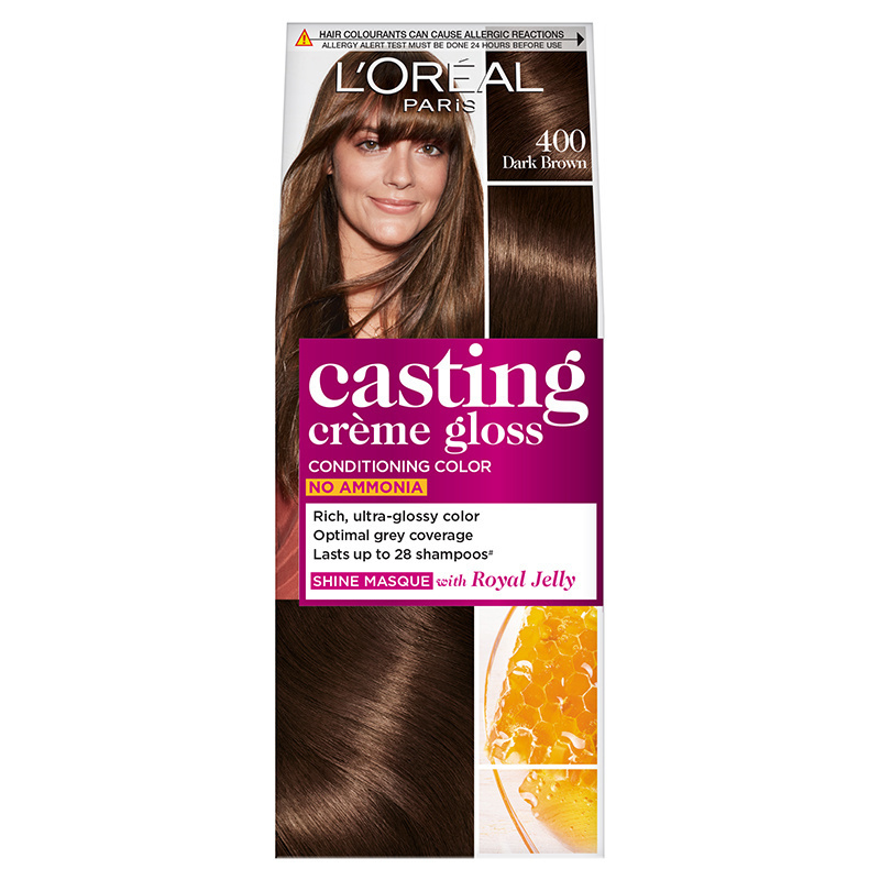 LOréal Paris Permanent Hair Colour Radiant AtHome Hair Colour with up to  100 Grey Coverage ProKeratin Up to 8 Weeks of Colour Excellence Crème  5 Light Brown 72ml100g  Amazonin Beauty