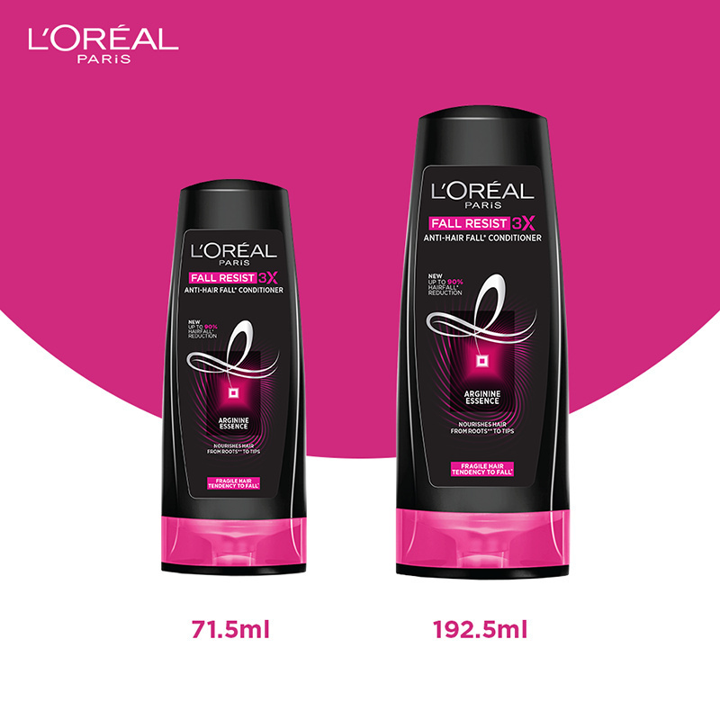 Buy LOreal Paris AntiHair Fall Conditioner Reinforcing  Nourishing for Hair  Growth For Thinning  Hair Loss With Arginine Essence and Salicylic Acid  Fall Resist 3X 1925 ML Online at Low Prices