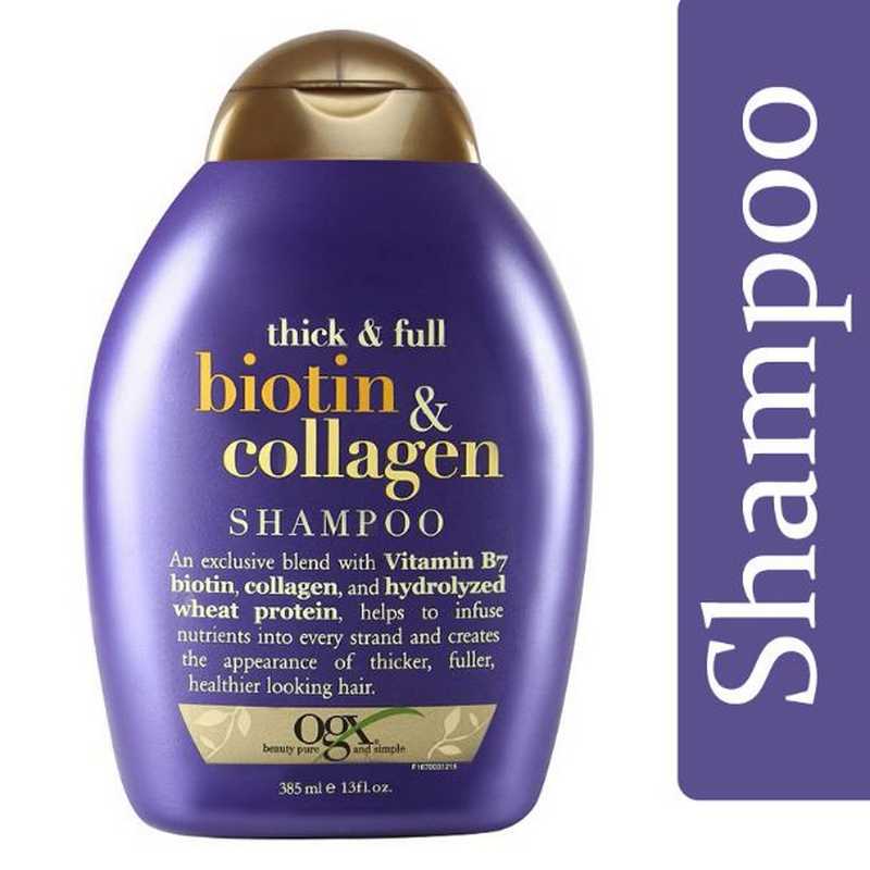 Buy Organix Thick & Full & Collagen Shampoo 385ml online at best price in India | Health & Glow