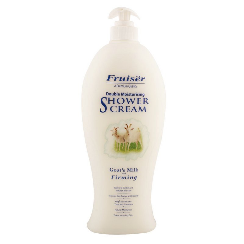 Buy Fruiser Double Moisturising Shower Cream Goat S Milk 1000 Ml Online In India Health Glow