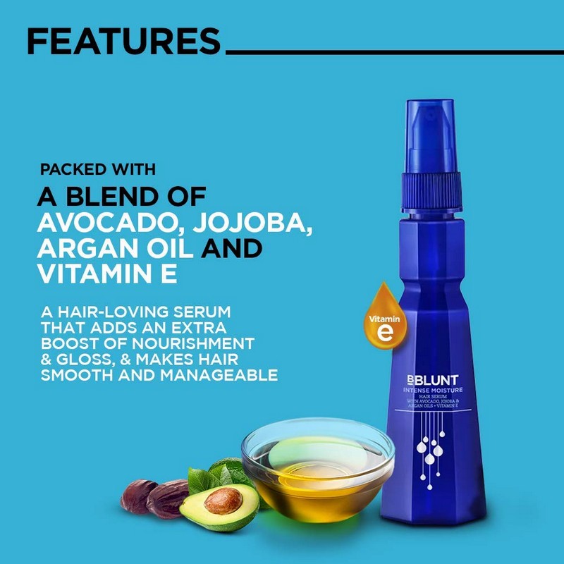 BBlunt Intense Moisture Hair Serum: Shop BBlunt Intense Moisture Hair SerumOnline at Best Price in India | Health and Glow (H&G) BBlunt Intense Moisture Hair Serum: Shop BBlunt Intense Moisture Hair SerumOnline at Best Price in India | Health and Glow (H&G)