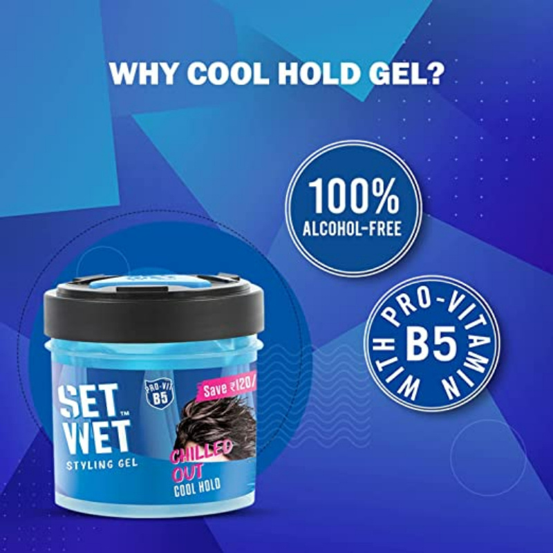 Shop Set Wet Cool Hold Hair Styling Gel 250 ml At Best Prices Online |  Health & Glow
