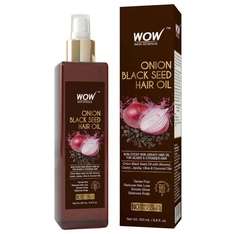 Shop Wow Skin Science Onion Black Seed Hair Oil 200 ml At Best Prices Online | Health & Glow Shop Wow Skin Science Onion Black Seed Hair Oil 200 ml At Best Prices Online | Health & Glow