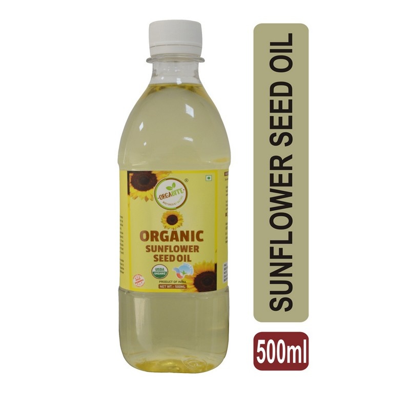 Buy Orgabite Organic Sunflower Oil 500ml online at best price in India